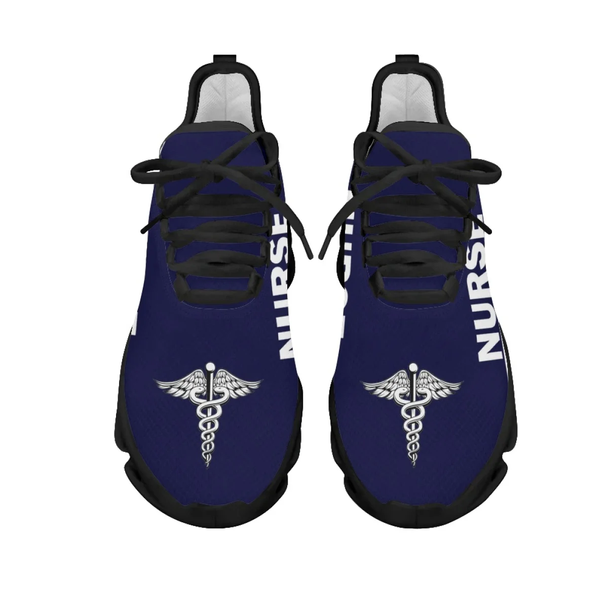 INSTANTARTS Nurse Ambulance EMT EMS Print Women Casual Sport Shoes Mesh Breathable Sneakers Nursing Shoes Lightweight Footwear