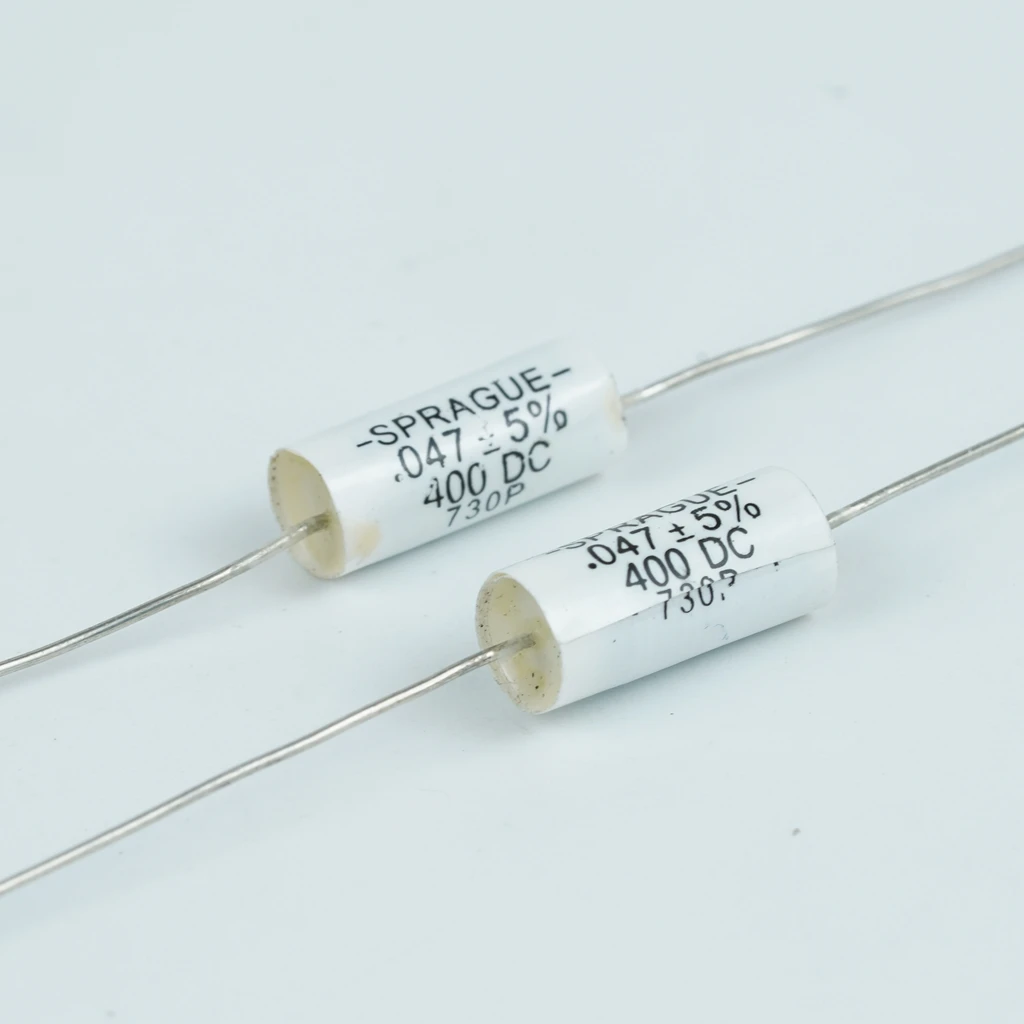 Sibi Style .047uF 400V Tone Capacitors for Electric Guitar/Bass, Vintage 730P Audio Tone Caps