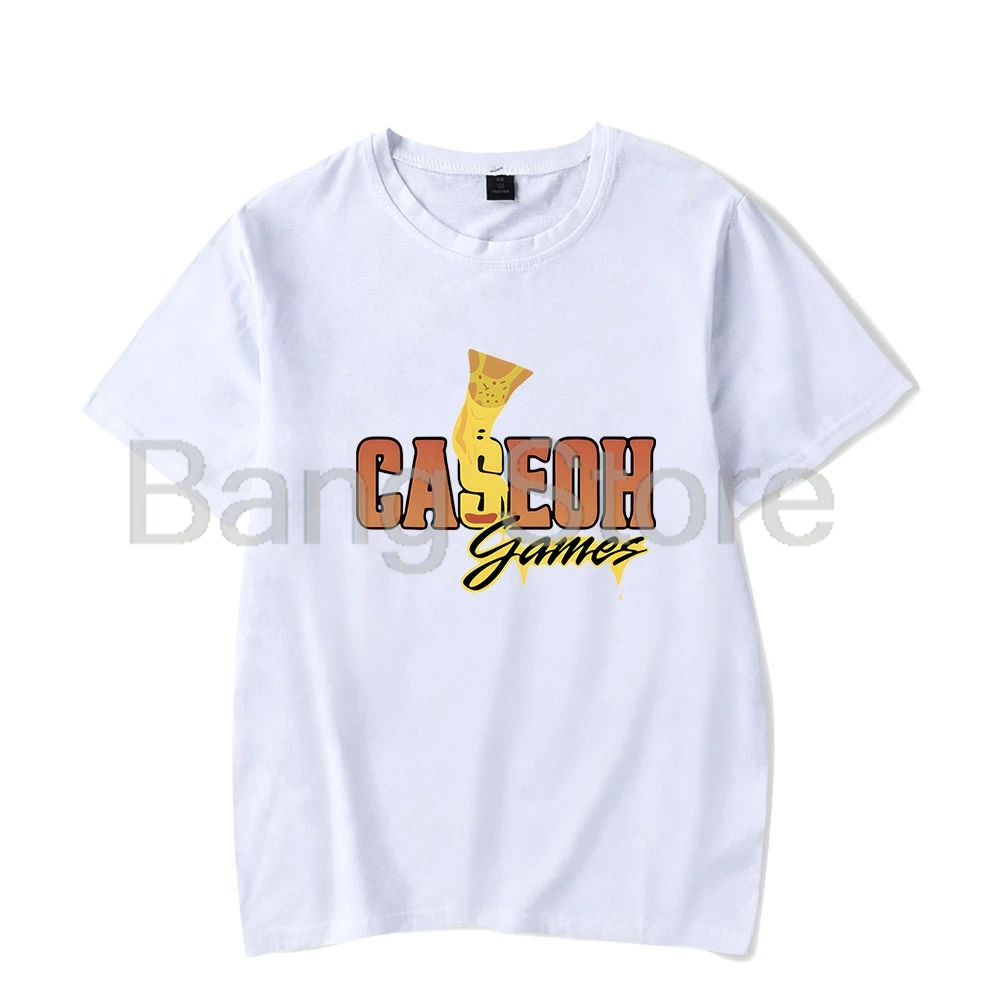 Caseoh Games Merch Short Sleeve Tee Women Men Crewneck Fashion T-shirt Unisex Tops