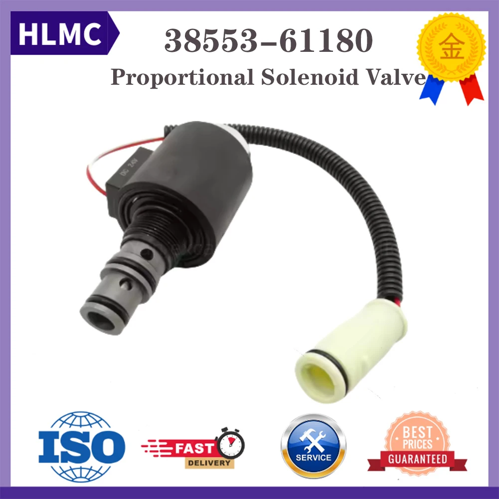 

38553-61180 Пропорциональный электромагнитный клапан для деталей экскаватора Hyundai R150LC-7 R150LC-9 R215-7 R215-9 R225LC-7