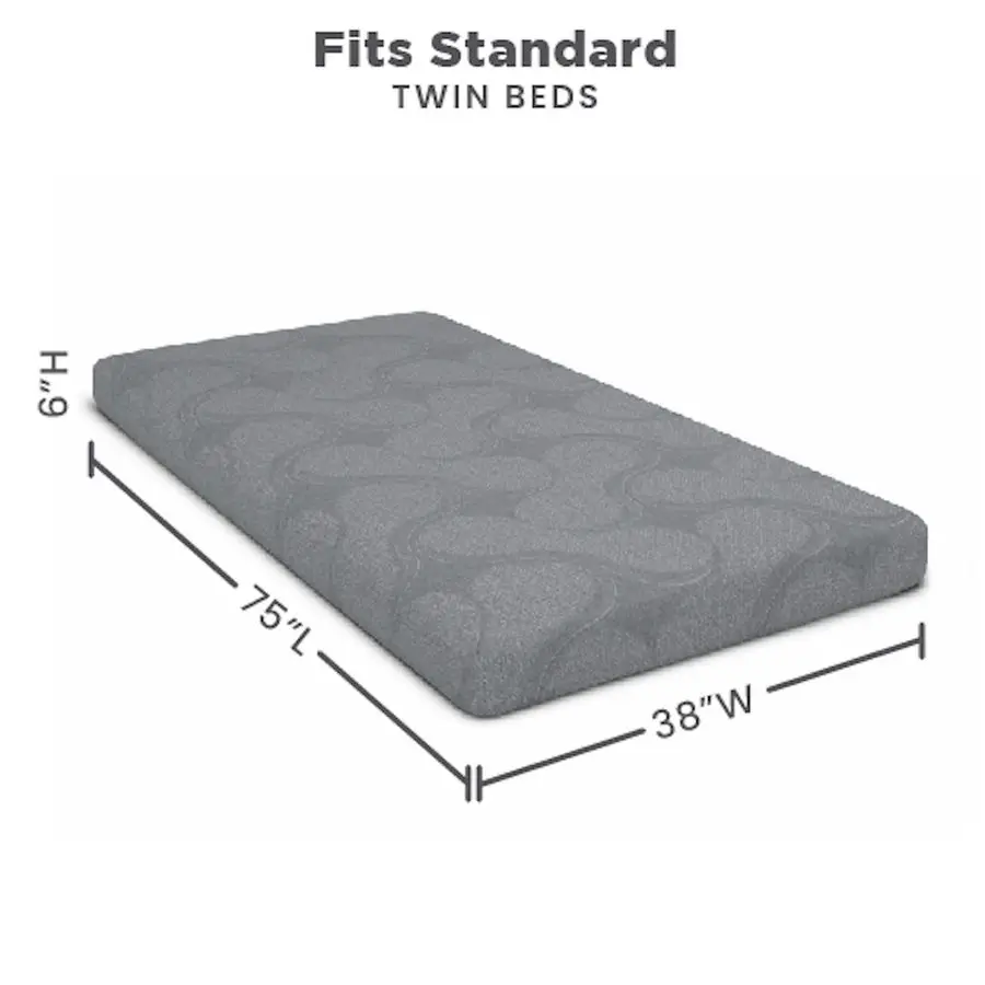 Snooze 6 inch Memory Foam Matras, Twin
