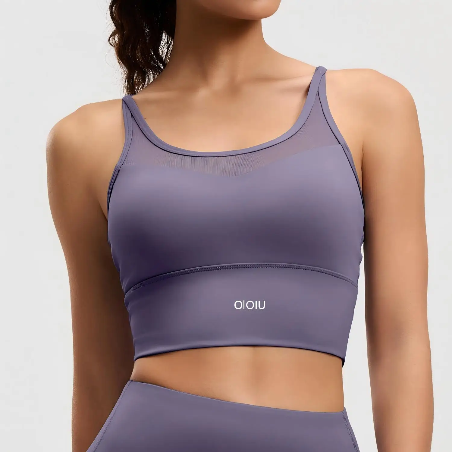 OLOIU Summer Sports Underwear - Yoga Back Support Crossed Anti-Shock Stabilizing Shaping Fitness Bra - Sports Back Cover