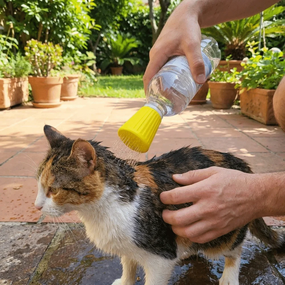 Portable Pet Shower Head Handheld Universal Dog Shower Nozzle Quick Washing Reusable Dog Wash Spray Nozzle Dog Bathing