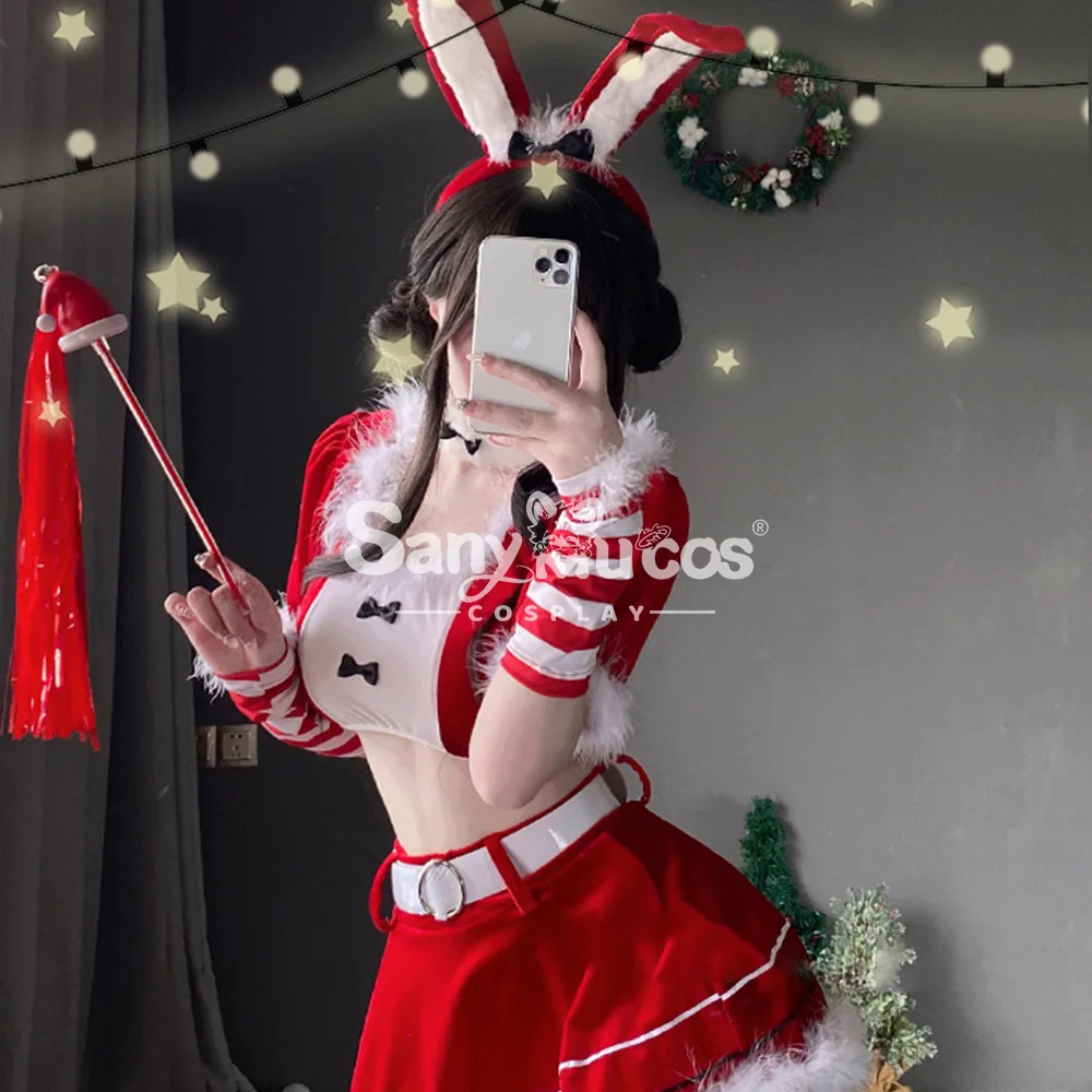 

IN STOCK SanyMuCos Two-Piece Bunny Girl Suit Cospaly Christmas CosplayTwo-Piece Bunny Girl Suit Dress Cospaly Outfit Comic-con C