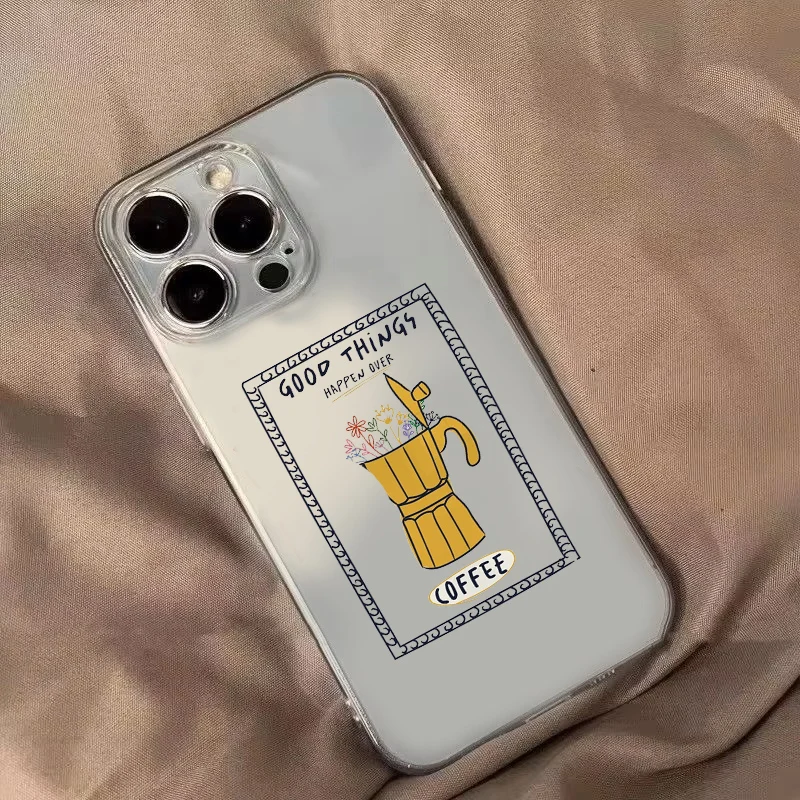 อินเทรนด์กาแฟ Cheer พิมพ์สําหรับ Samsung A36 A26 A56 A16 A06 A55 A35 A25 A15 A05 A54 A34 A24 A14 A13 A53 A33 TPU