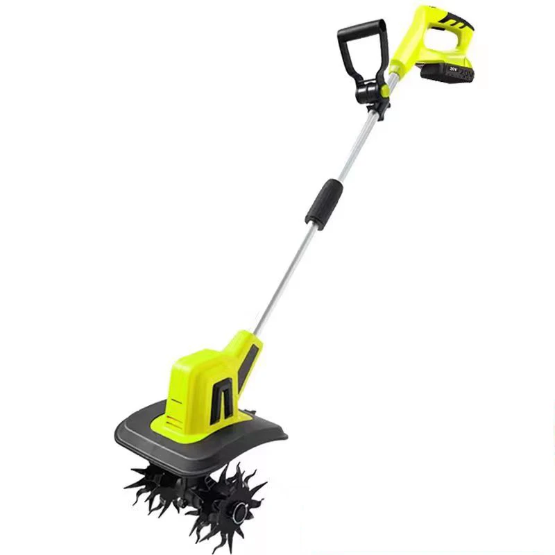 20V Handheld Electric Ripper Cultivator Garden Rotary Small Weeder Cordless Garden Tractor Power Tool Portable Grass Trimmer