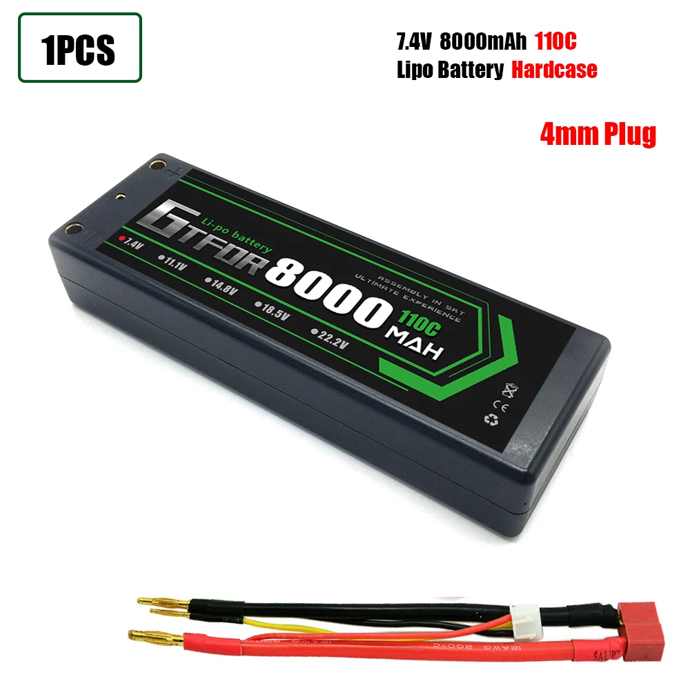 Batteries Lipo 7.6V 11.4V  7.4V 11.1V 15.2V 14.8V 22.2V 2S 3S 4S 6S 8000Mah 6300Mah 6500mAh 6200mAh 6750mAh 8400mAh 5200mAh Car