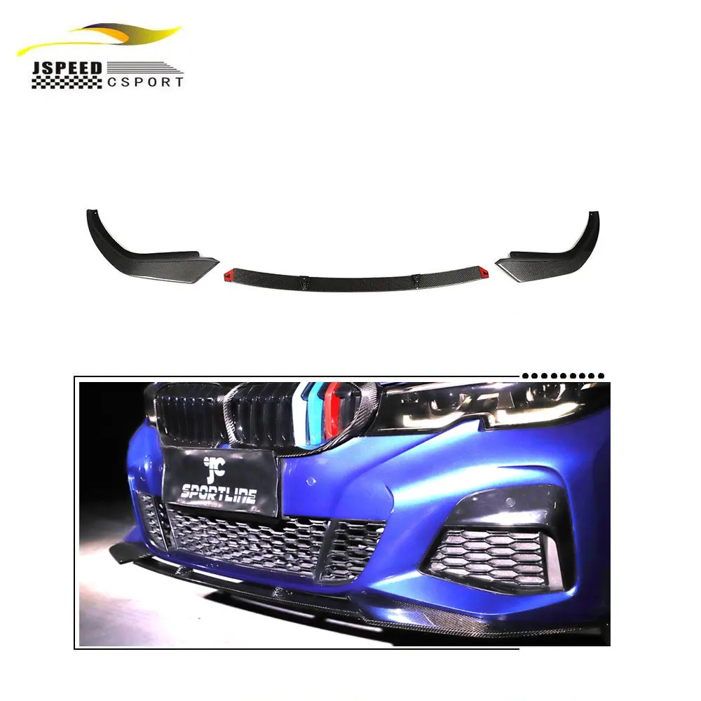 

Suitable for The 3 Series G20 carbon fiber front lip is Suitable for the BMW G20 sedan M SPORT 2019-2020