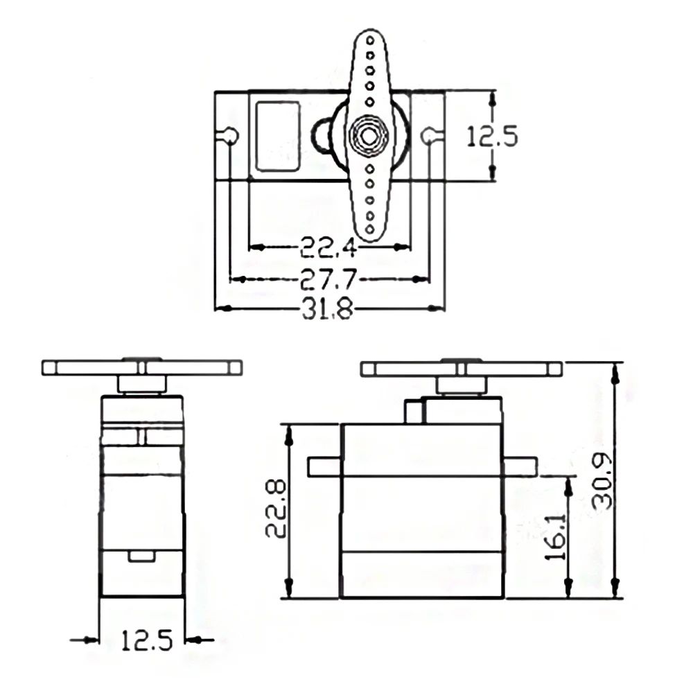 5Pcs SG90 9G Micro Servo Für RC Flugzeuge Starrflügel Flugzeug Modell Fernsteuerung Flugzeug Spielzeug Mini Servo Motor F450 hubschrauber – Detail 3