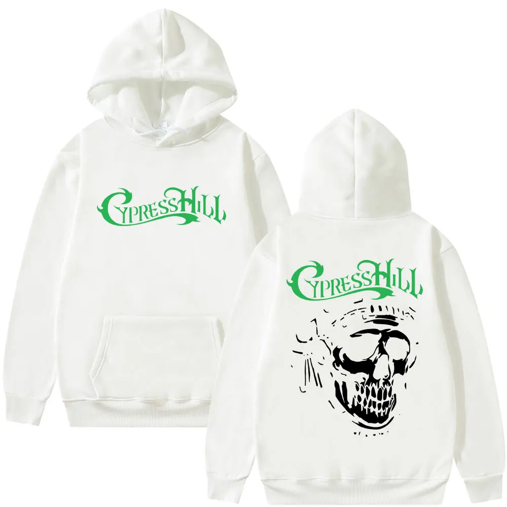 Rapper Cypress Hill Skeleton Graphic Hoodie Men Women Hip Hop Fashion Oversized Streetwear Male Vintage Casual Pullover Hoodies