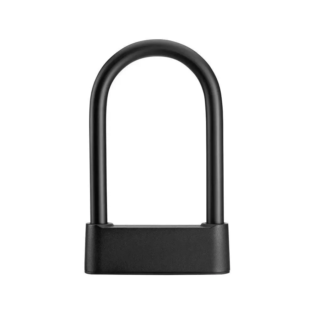 Bicycle Fingerprint U-Lock Heavy Duty Bicycle Lock Electric Scooter Padlock Anti-theft Bicycle with Key Suitable for Road Bikes