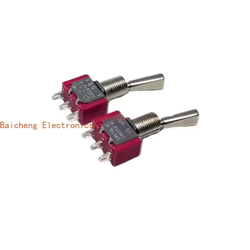 10PCS 3-foot 2-speed flat handle toggle switch T8013-UHBQ rocker arm pull model airplane remote control