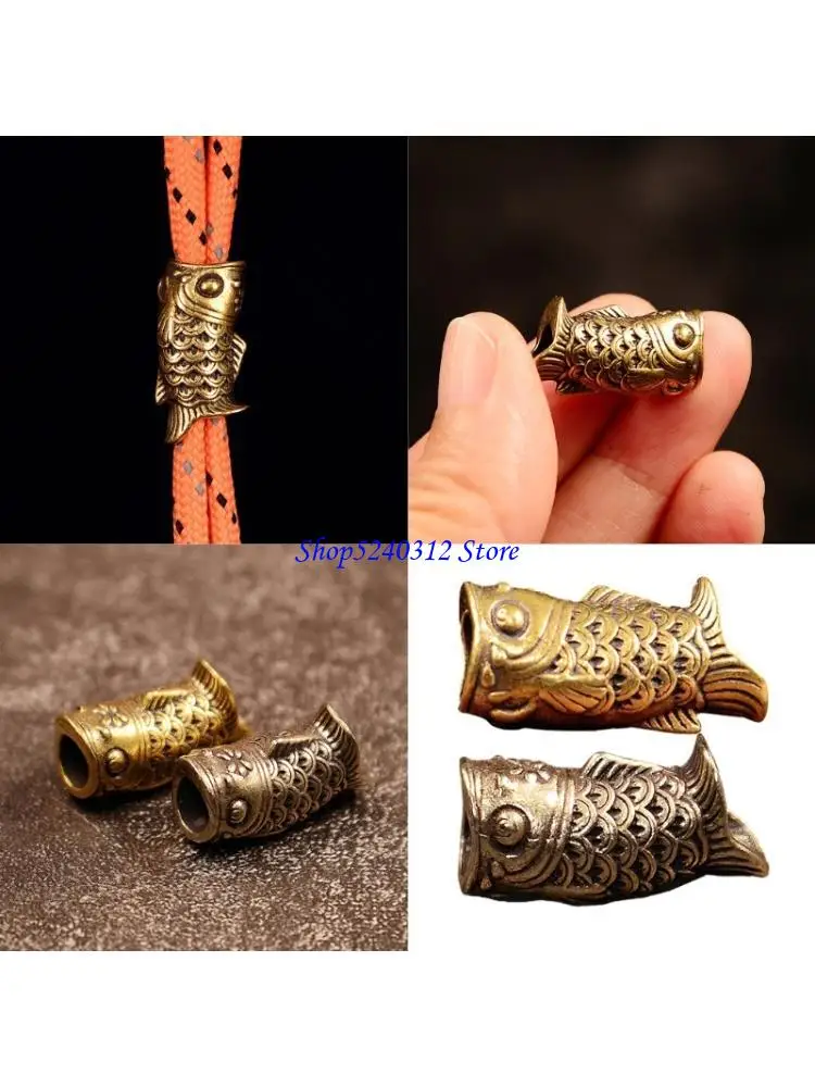 

634c Carp Pendent для плетения веревки и уникального аксессуара Paracord Bead