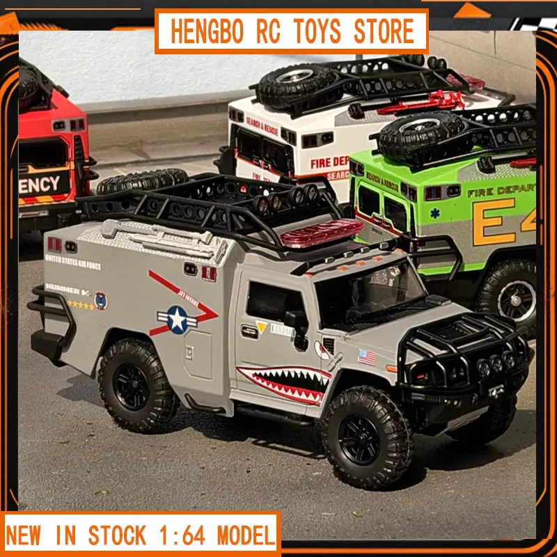disponibile-in-magazzino-mk-miniatures-1-64-h2-ambulanza-us-air-force-verniciatura-grigio-squalo-edizione-limitata-per-esposizione-a-foshan-modellino-di-auto-in-metallo-pressofuso-da-collezione