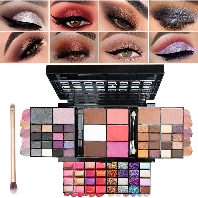 MakeUp Tools 40/74/78 Colors Eyeshadow palette Matte Waterproof Long Lasting Cosmetics makeup Kit Fashion All In One Makeup Gift