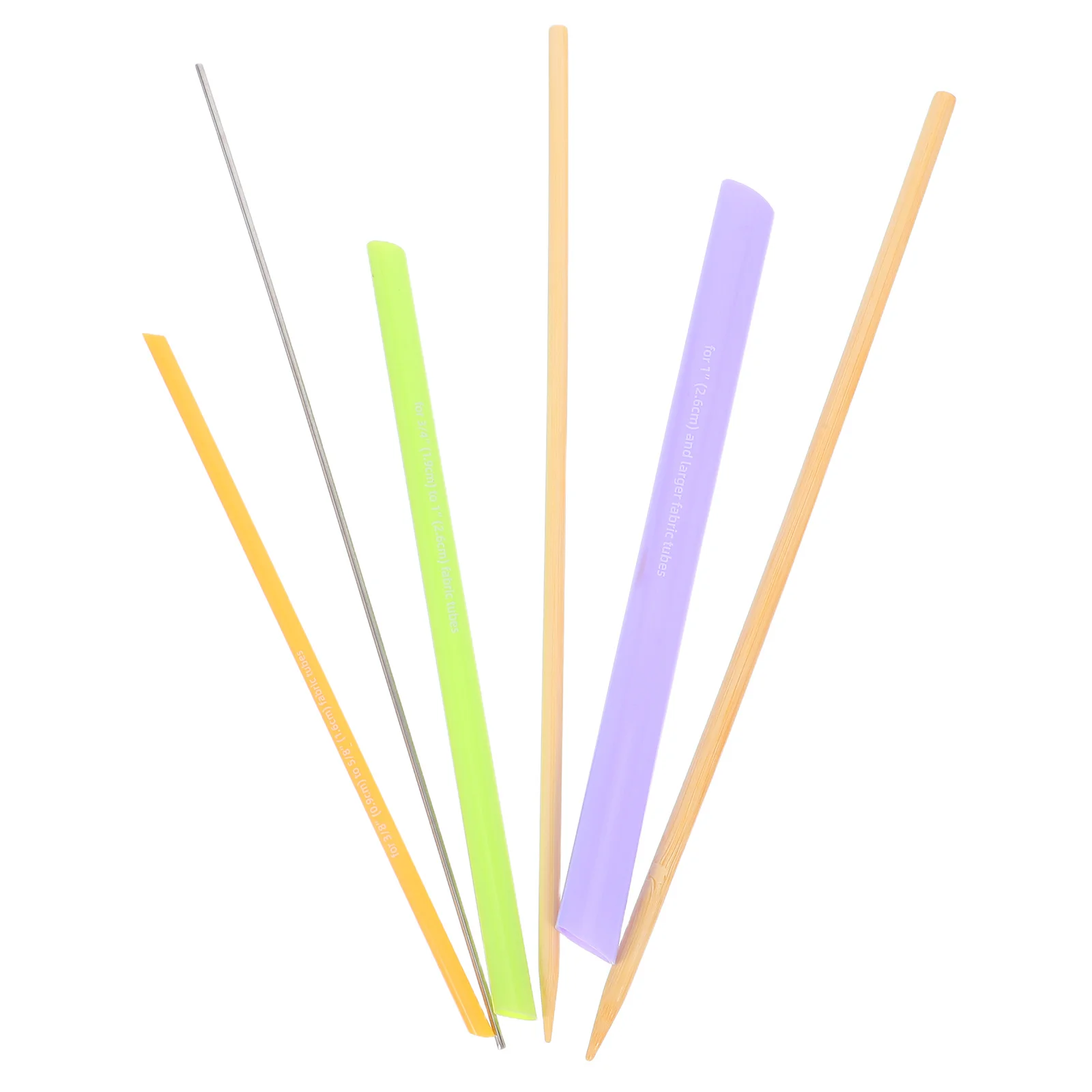 

6Pcs Fabric Tube Turner Quick Sewing Tool Set Ball Point Loop Turner for DIY Knitting Tailoring Accessories Sewing Craft Kit