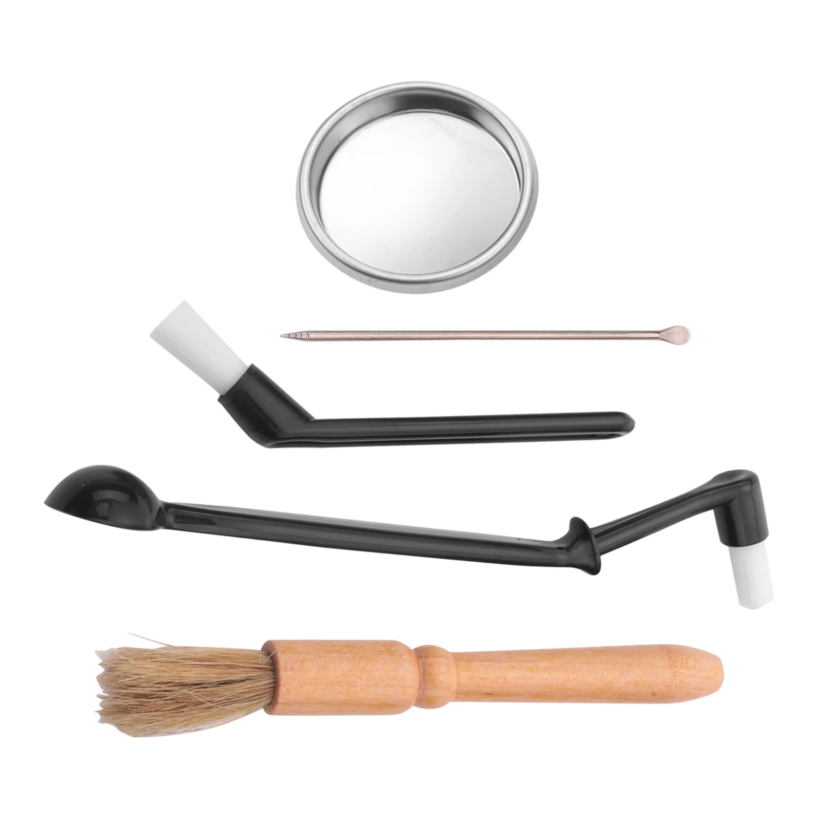 ABKS-Coffee Machine Cleaning Set Coffee Grinder Brush Coffee Machine Group Head Cleaning Brush With Coffee Machine Filter
