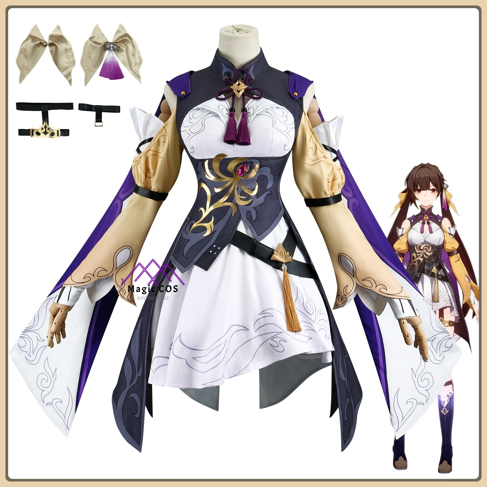 

Honkai Star Rail Li Da Zhentou Cosplay Costume Fun Pillow-Themed Suit High Quality Anime Outfit for Women Comic Con Party