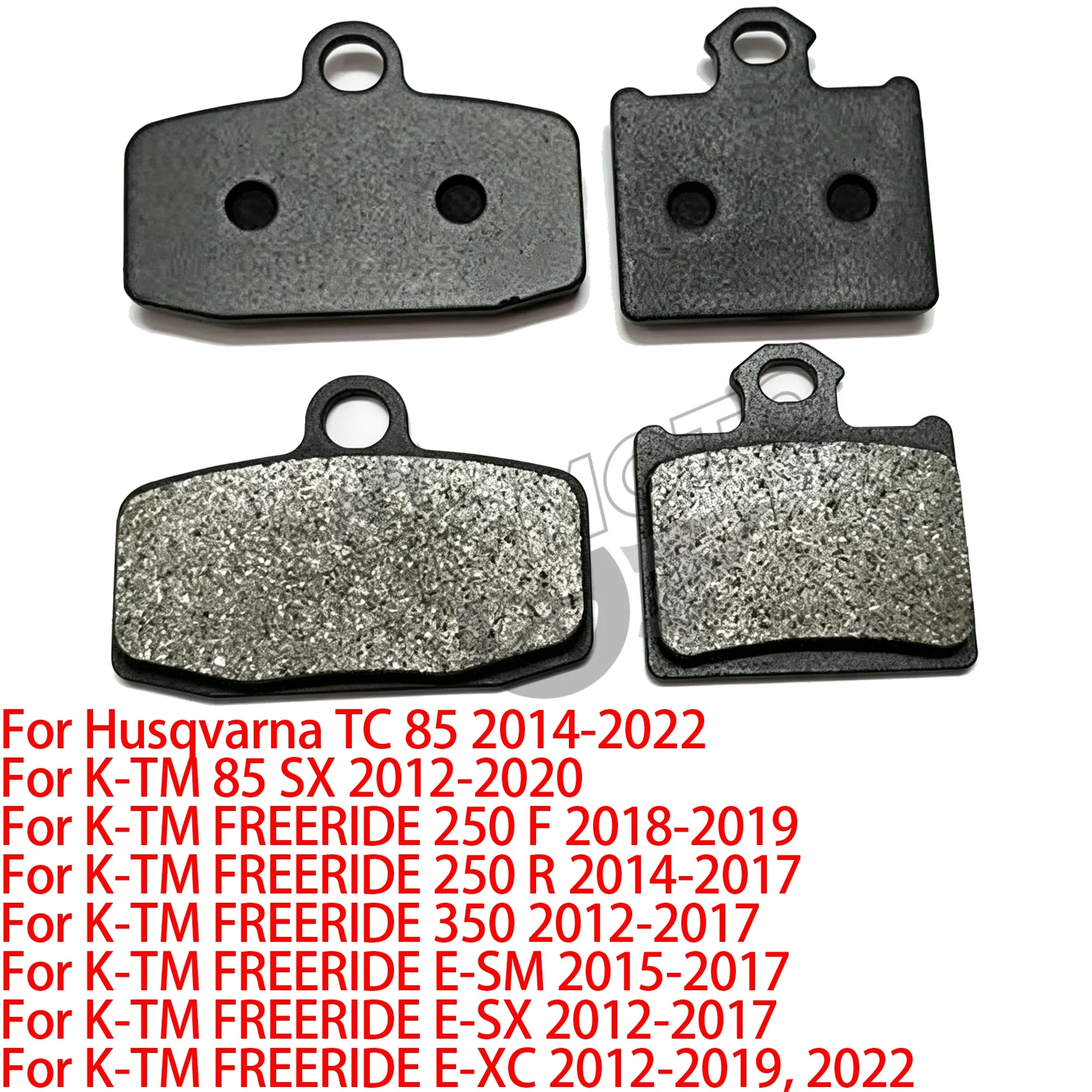 Motorcycle Front Rear Brake Pad For Husqvarna TC85 For K-TM 85SX FREERIDE 250 F R 350 E-SM E-SX E-XC For SHERCO 125 250 300 ST