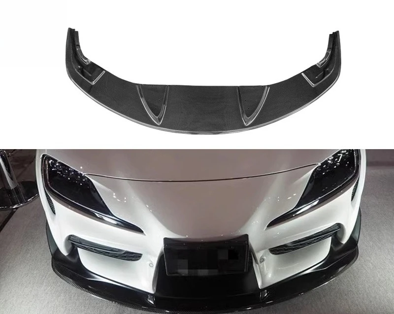 

Applicable To: Toyota SUPRA A90 A91 Carbon Fiber Front Lip Bull King Modified Front Shovel Chin Surround Diffusion