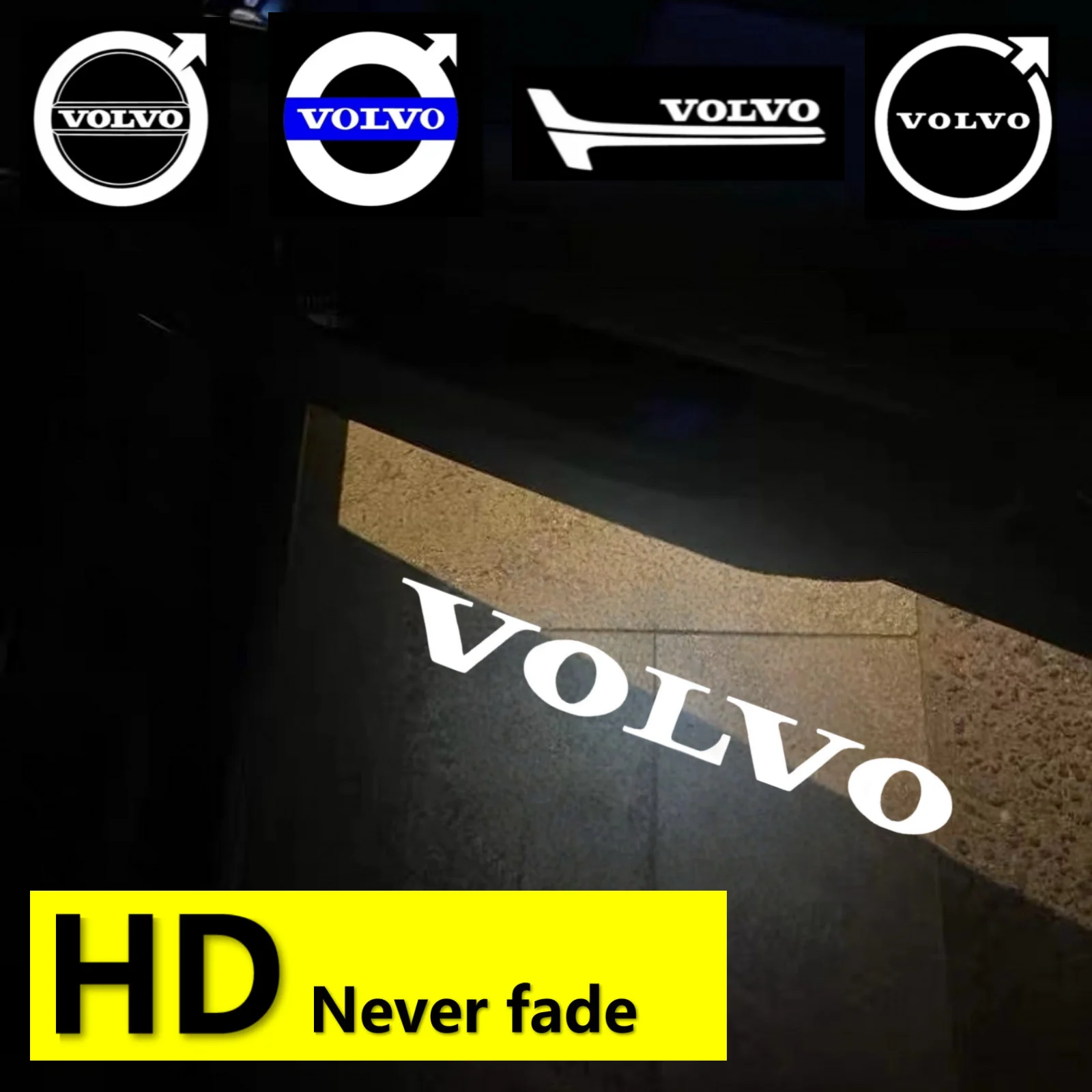 HD 2X для Volvo V40 V60 V90 XC40 XC60 XC90 S60 S90 Автомобильный светодиодный дверной проектор с логотипом Ghost Shadow Light Автоаксессуары HD 2X для Volvo V40 V60 V90 XC40 XC60 XC90 S60 S90 Автомобильный светодиодный дверной проектор с логотипом Ghost Shadow Light Автоаксессуары