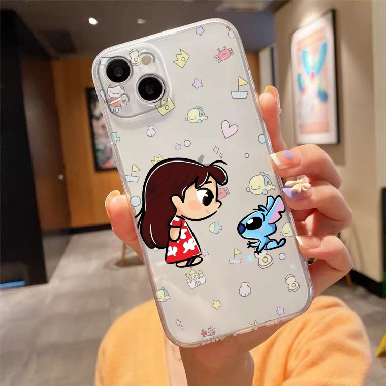 Disney Princess Ariel For iPhone 15 14 13 12 11 Pro Max XS Max X XR 7 8 Plus 6S 5S Transparent Phone Case