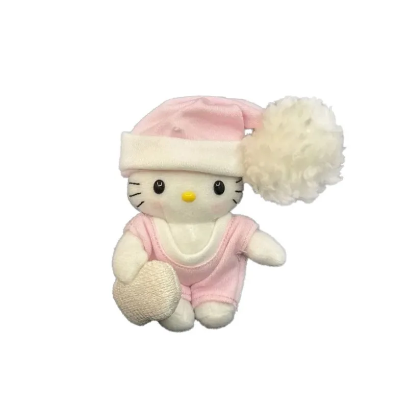Sanrio Cartoon HelloKitty Plush Keychain Pendant Kawaii Daily Backpack Personalized Fashion Accessories Friends Holiday Gifts