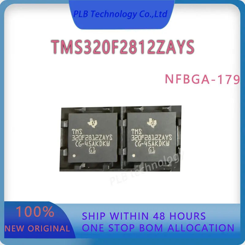 

Original TMS320F2812 TMS320F2812ZAYS NFBGA-179 C2000 32-bit MCU with 150 MHz 256 KB flash EMIF Electronic IC Chip New Stock