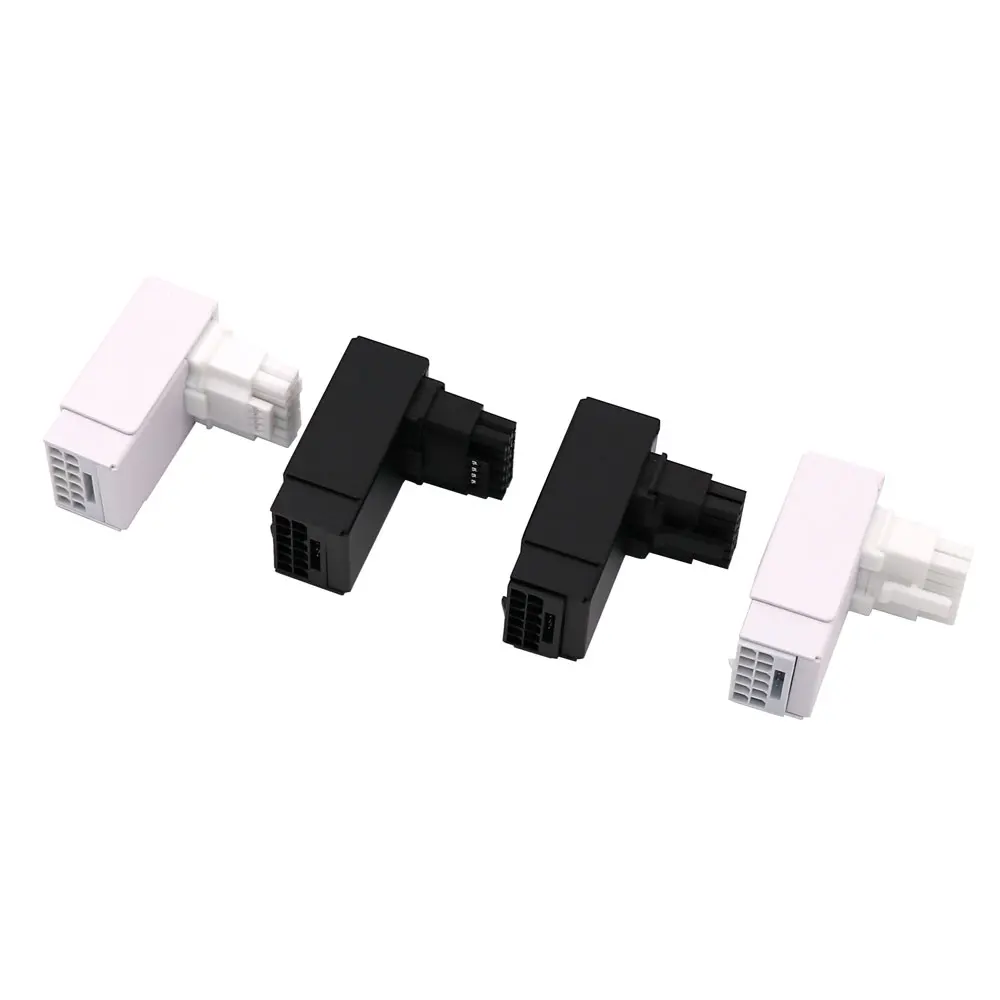 90Degree 4090ti 12vhpwr Extension Adapter With Heat Sink ATX3.0 Grahpic Card 5.0 600w 12+4 16Pin Male To Female Turn Connector