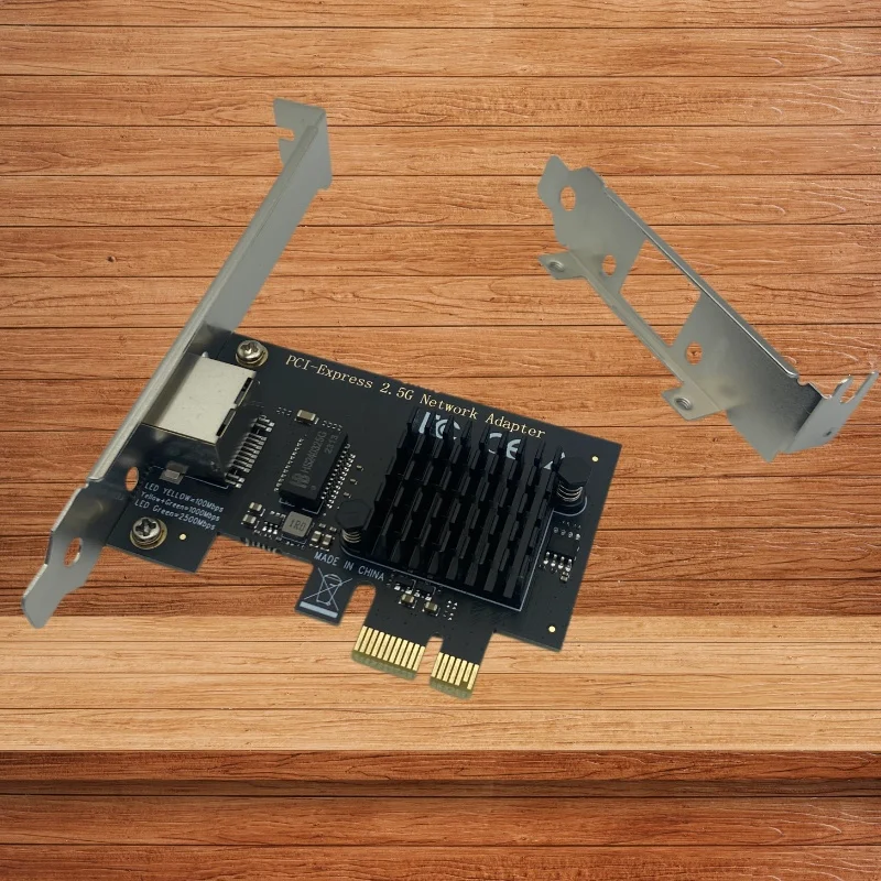 

2.5Gbps PCI-E To RJ45 Network Card Gigabit Ethernet 1000/2500Mbps PCIE Network Card LAN Controller Adapter RJ45 for Desktop PC