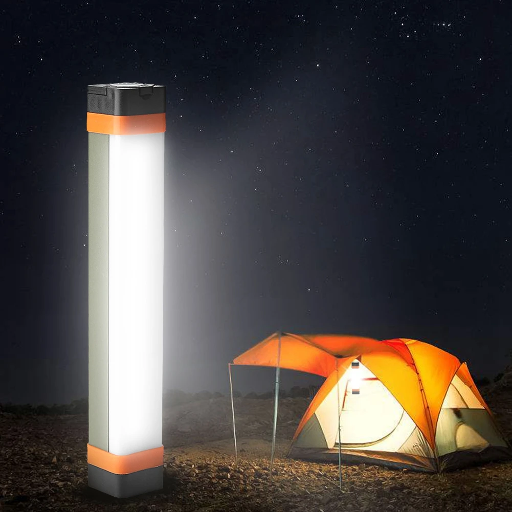 Led Werklamp Usb Oplaadbare Magneet Tent Lantaarn Multifunctionele Handlamp Outdoor Camping Klim Zaklamp Met Haak Lamp