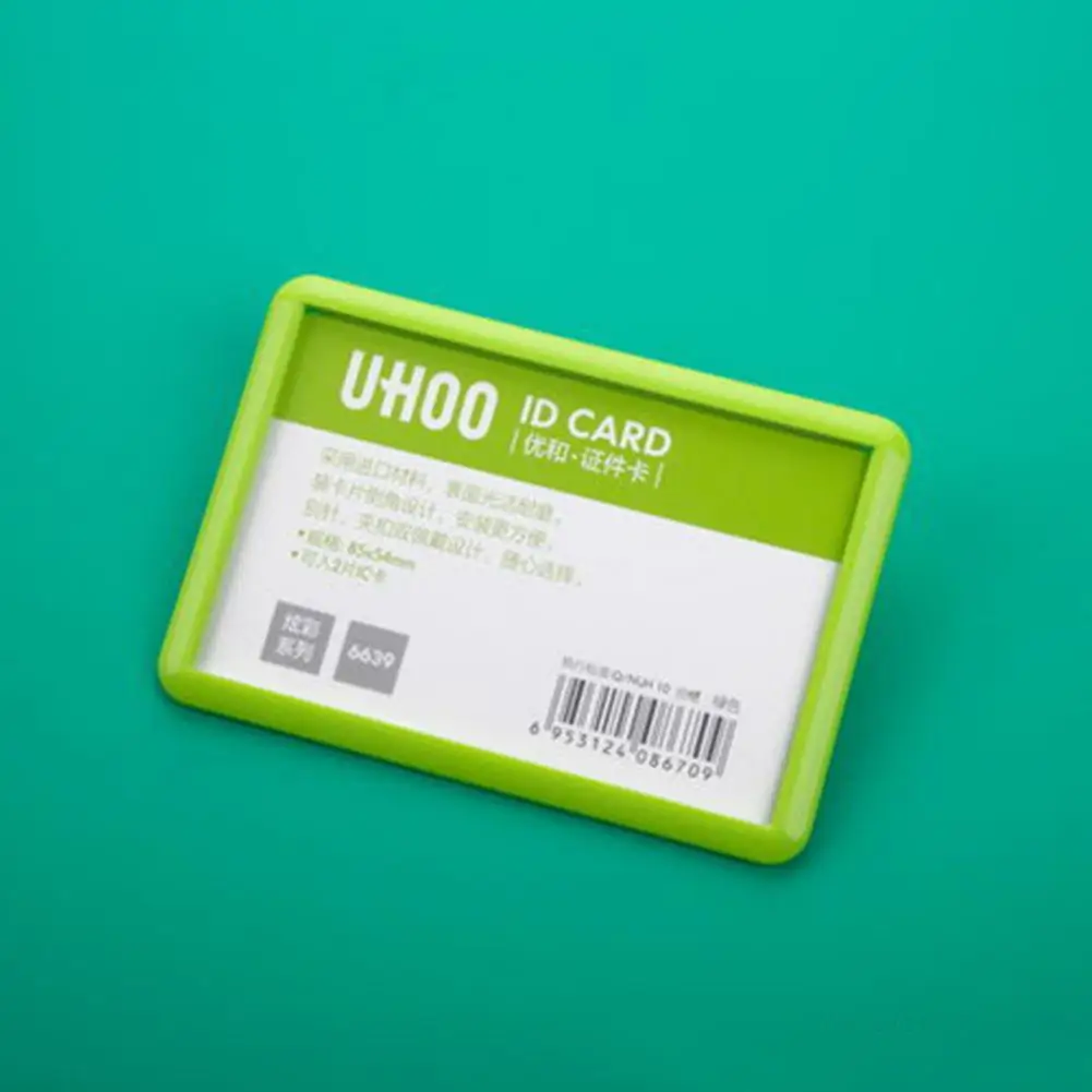 Anti-slip Pin Work Card Lightweight Name Badge Protection Good Different Style Waterproof Name Badge Cover