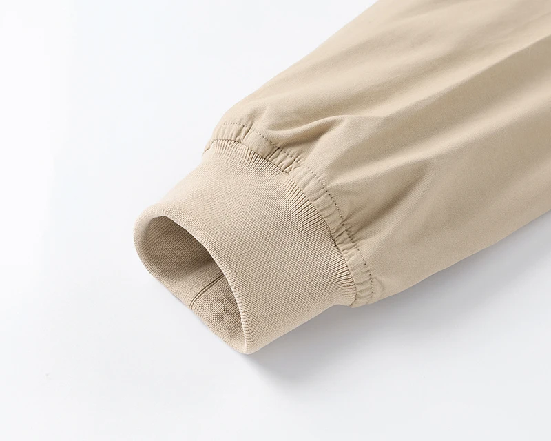 Kontrastierender Cordkragen Arbeitsjacke für Herren Vintage Utility-Jacken Vollreißverschluss Druckknöpfe Kariertes Futter Lässige Cargo-Oberbekleidung – Detail 5