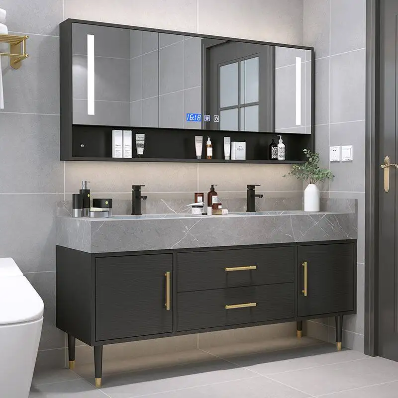 Aesthetic Display Bathroom Cabinet Organizer Storage Toilet Sink Luxury  Princess Partitions Throne Vestidores Salon Furniture