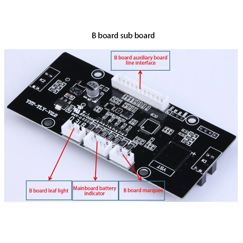 Imagem -04 - Auto Balanceamento Scooter Elétrica Peças Hoverboard Motherboard Control Board Rodas 65 10