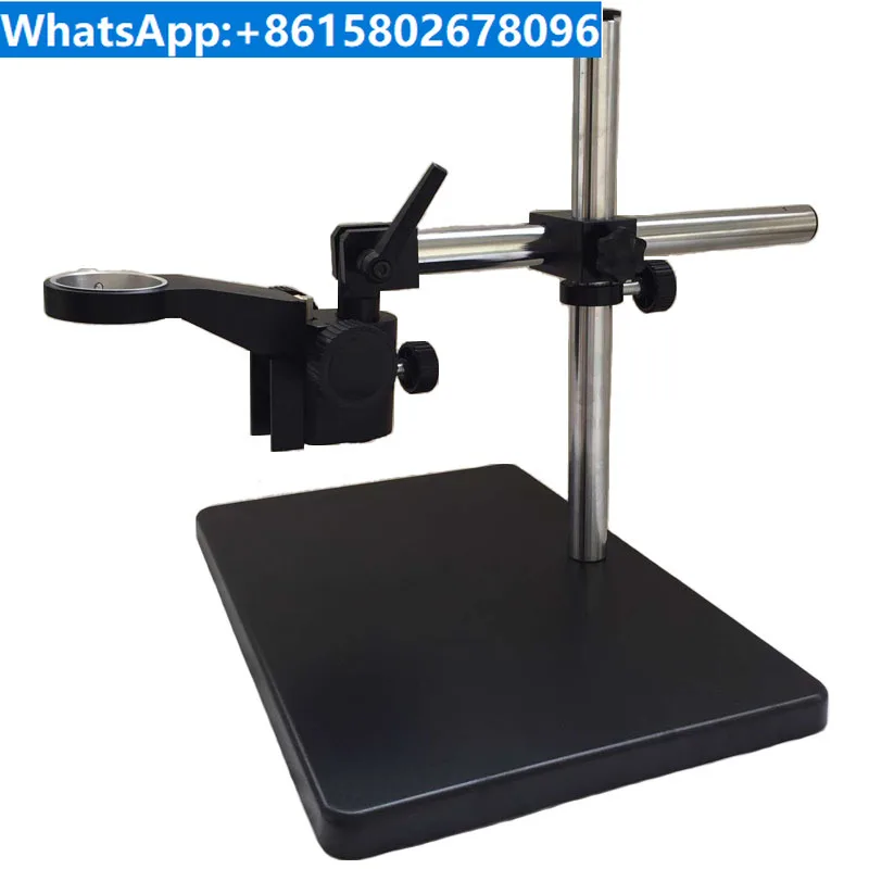 Single tube video microscope XDC-10A large base plate objective 0.7-4.5X photography eyepiece 0.5X