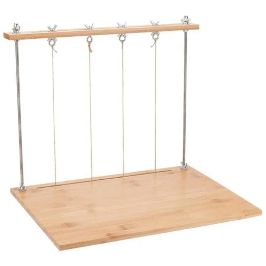 

Bookbinding Sewing Frame Set Wood Book Binding Kit with Rectangle Frame DIY Bookbinding Tools for Handmade Jourls Notebooks Pho