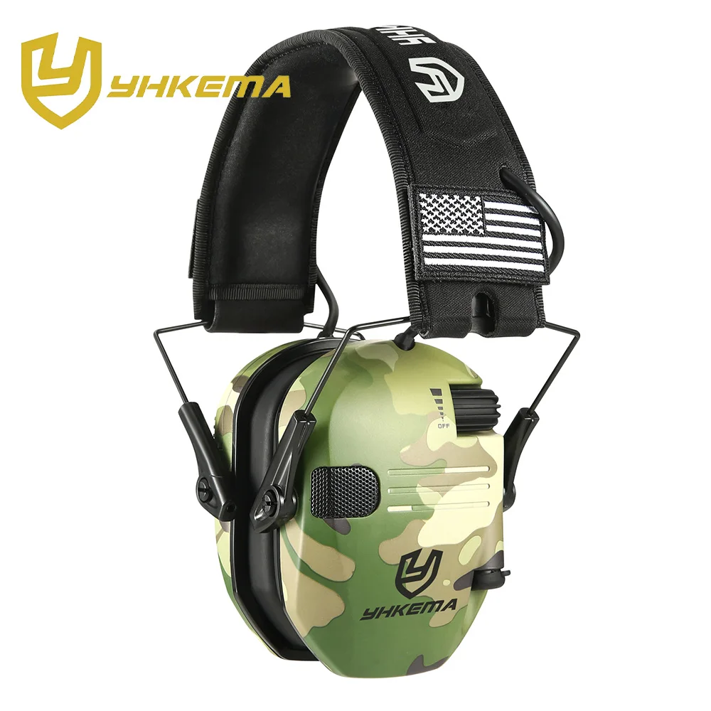 Tactische Beveiliging Koptelefoon Buitensporten 23dB Anti Geluid Headset Impact Geluidsversterking Gehoor Jacht Oor