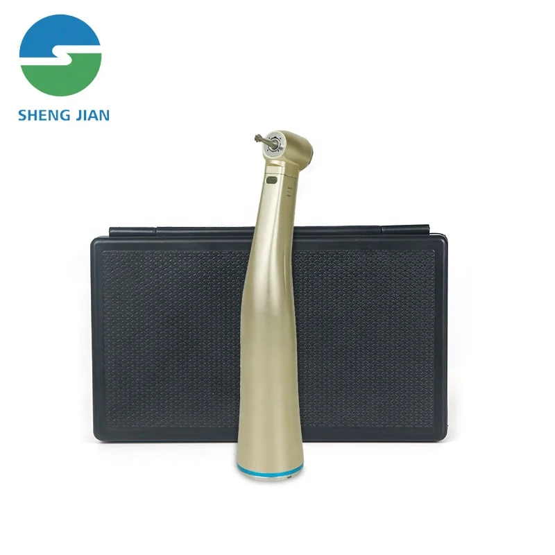 SHENGJIAN den tal Micro Motor Contra Angle Handpiece Carbon Fiber Angle Detal Fiber Optic Led Contra Angle