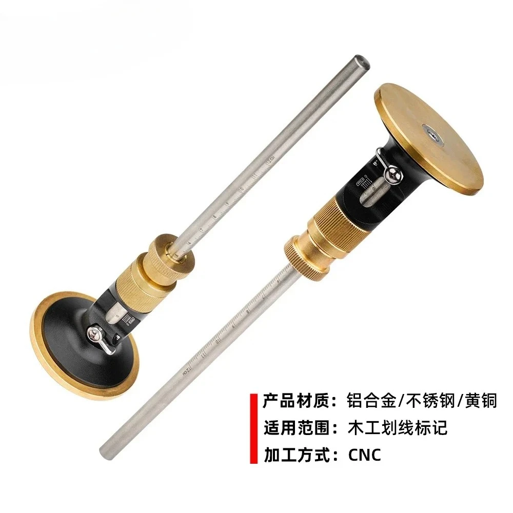 Scribe drawing device, carbide blade parallel drawing