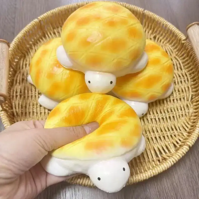 squishy Slow Rebound Bread Pinch Happy Bear Bread Crunchy and soft Wet Soft Touch Relieve Stress Toy Showdown Prop Creativity