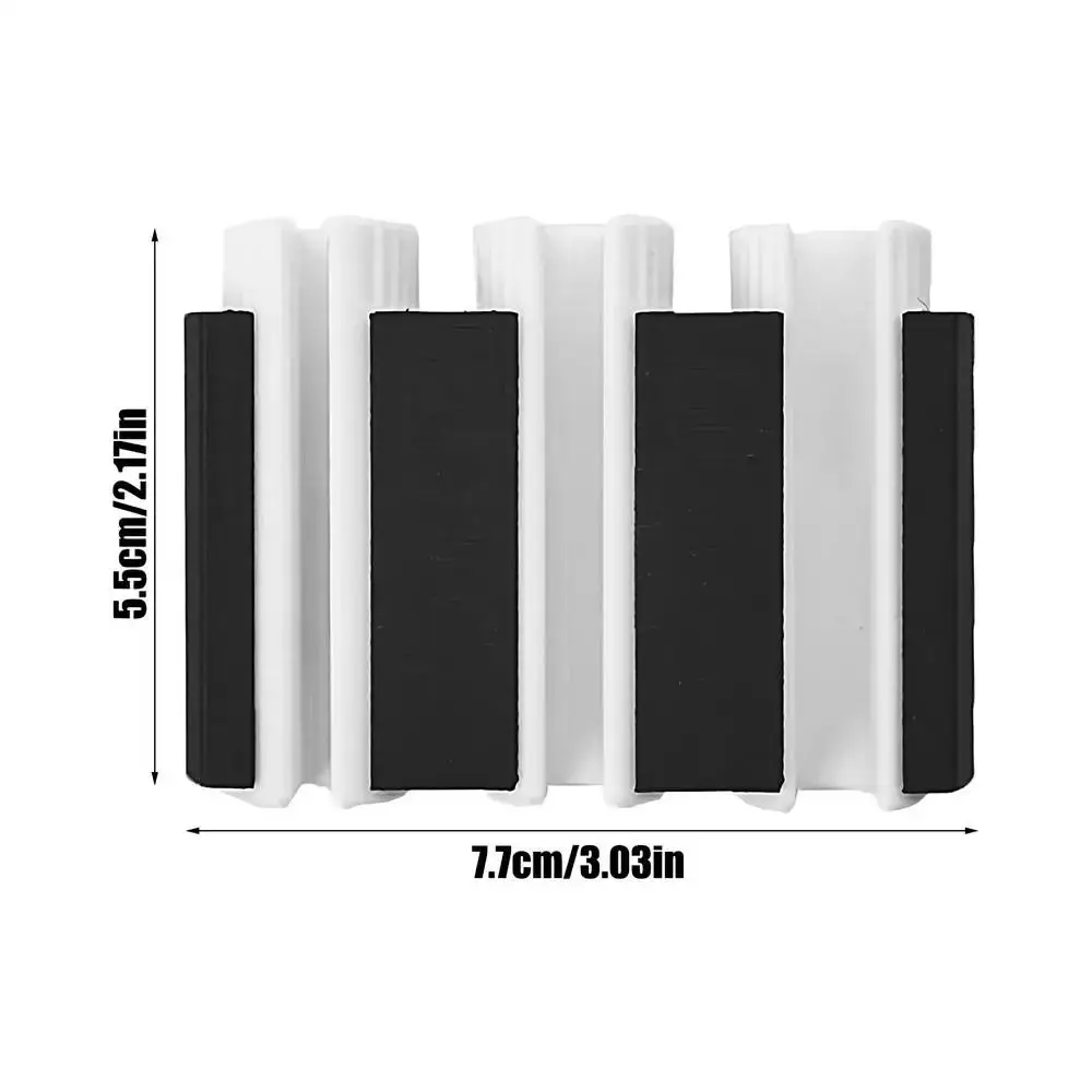 New Lightweight Cord Management Holder Rotating Fixed Multifunctional Cable Manager 3-Slots Mini Desk Cord Clip