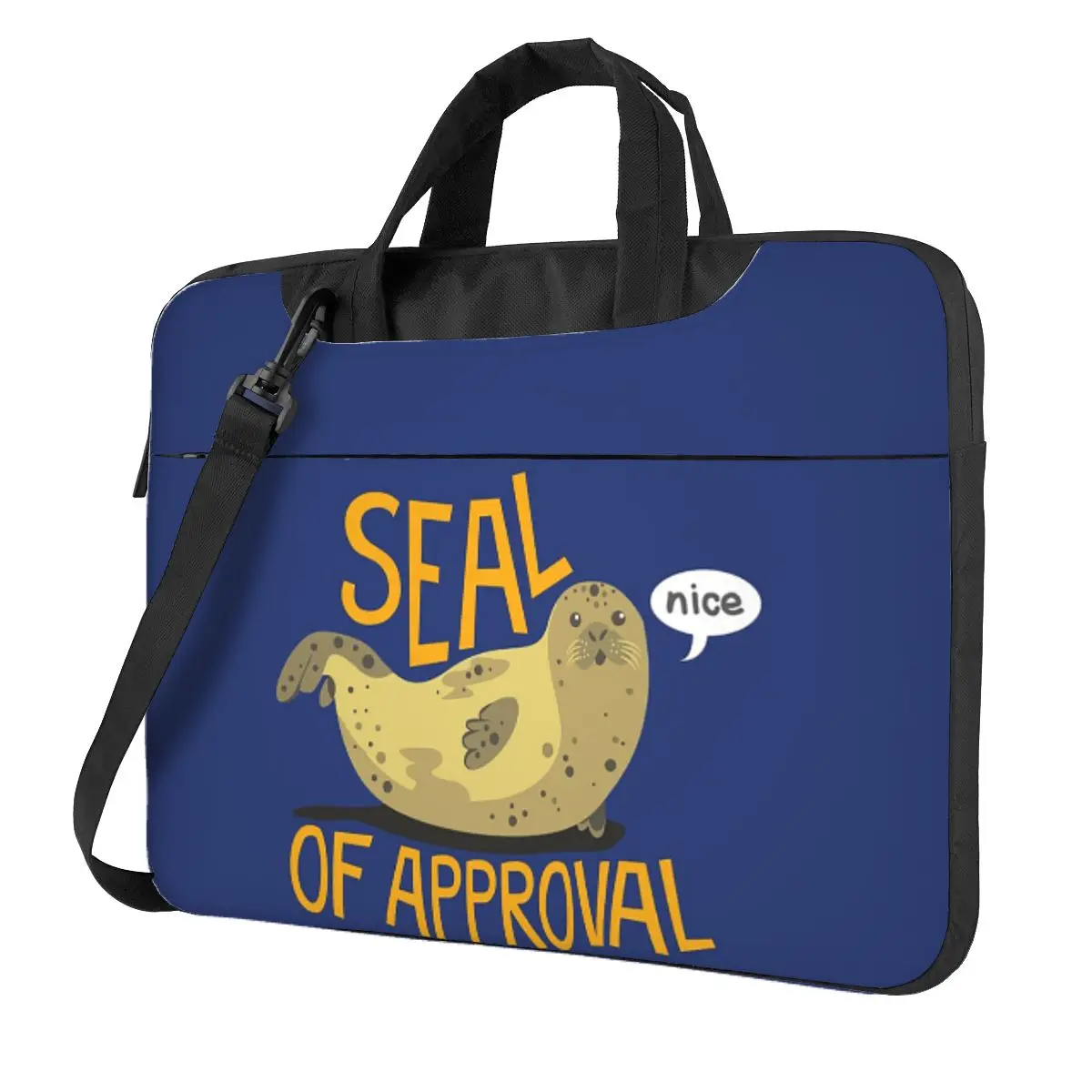 

Сумка для ноутбука через плечо с печатью одобрения, сумка для компьютера 13, 14, 15,6 дюймов, чехол для ноутбука Macbook Pro Lenovo