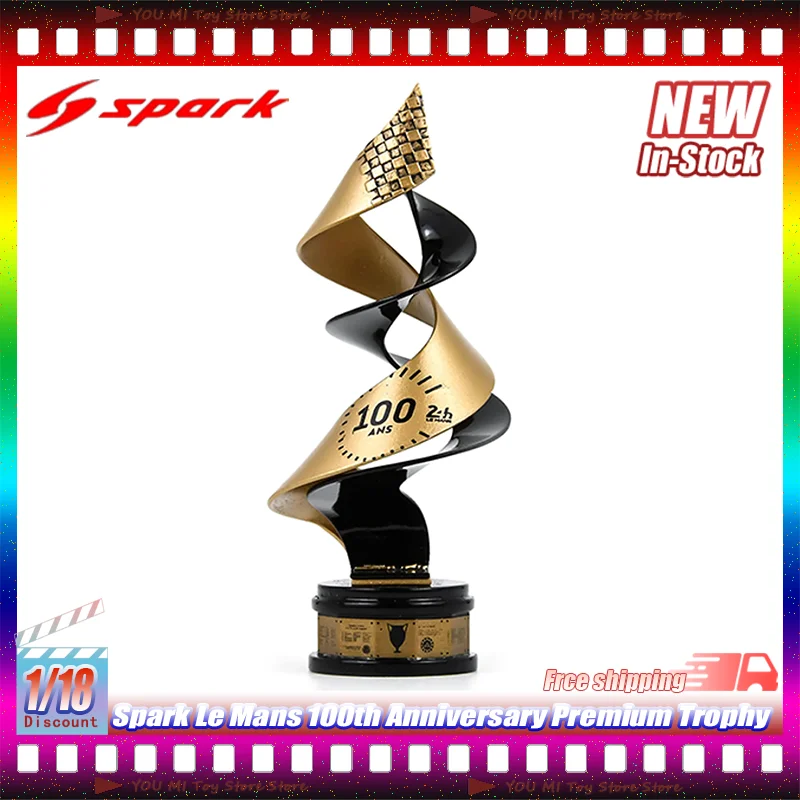 

1:18 Spark 18ac005 Le Mans 100th Anniversary Premium Trophy Collectible Display Decoration For Race Car Enthusiasts Collectors