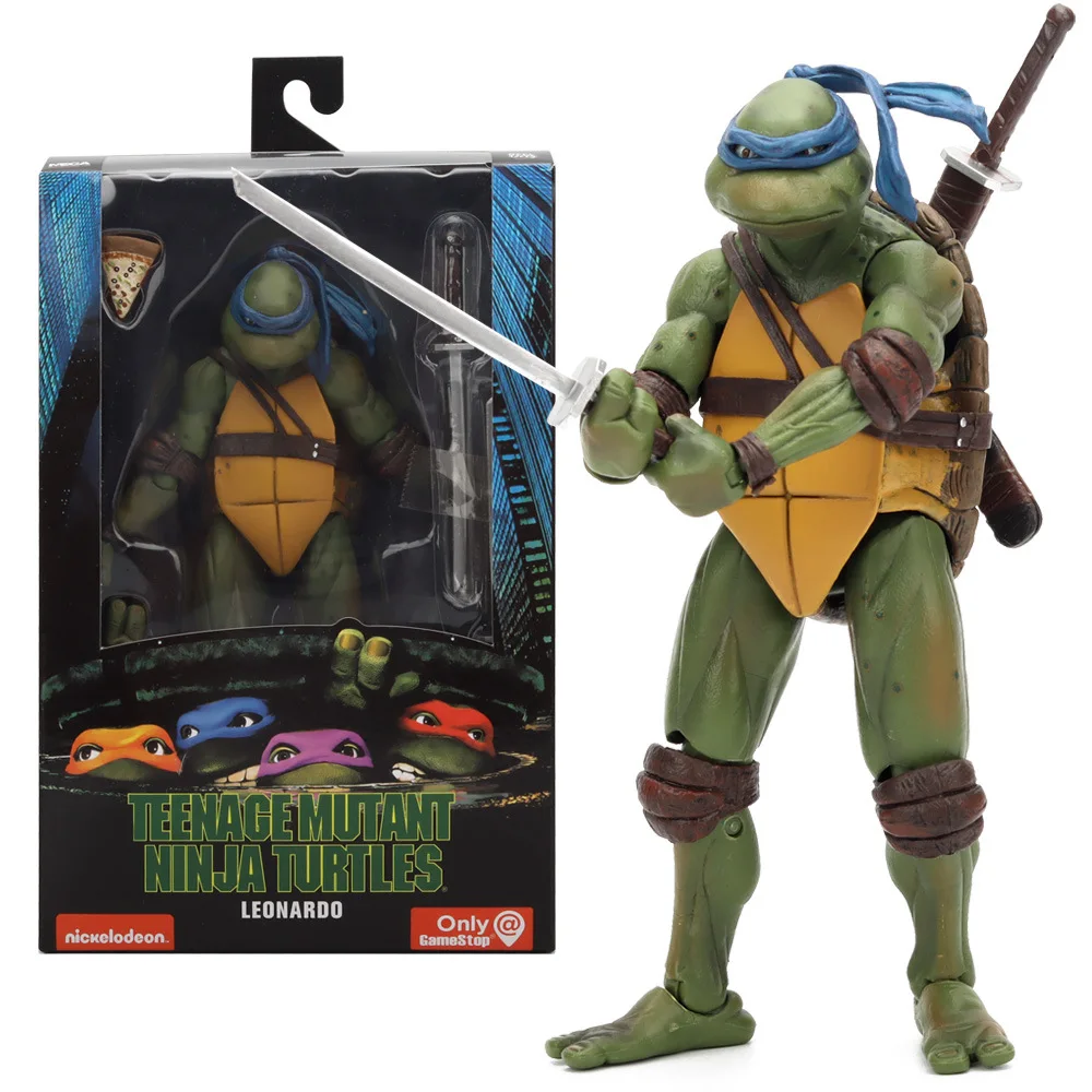 

NECA Ninja Turtles 1990 Movie Limited Edition 7-inch Movable Doll Figurine Model Children's Toy Collection Doll Gift