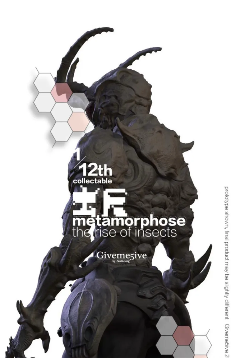 2025 nuevo en Stock Original Giveme5ive Metamorphose-el ascenso de insectos Airoki 1/12 modelo de acción figura modelo de juguete