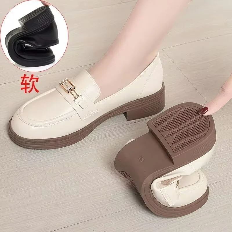 

Sneakers Women Shoes Loafers Leather Flat New Fashion Spring 2026 Casual Comfortable Mom Shoe Mujer Zapatos Chaussure Femme