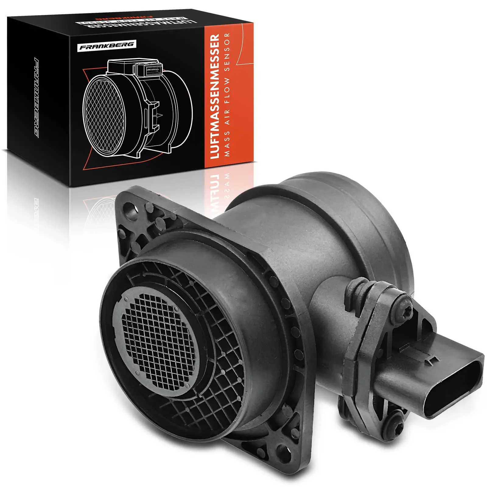 Frankberg 1x Mass Air Flow Meter voor VW Golf IV IV Polo Sharan Audi A3 A4 Ford Galaxy Seat Alhambra Ibiza Koda 0281002757 1051396