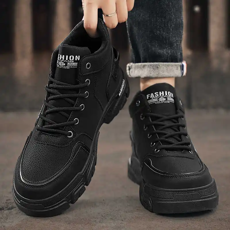 Hi Cut Canvas Spring Ankle Boots Hightop Sneakers Women Shoes 42 Sports Trending Universal Brand Fashionable Loofers