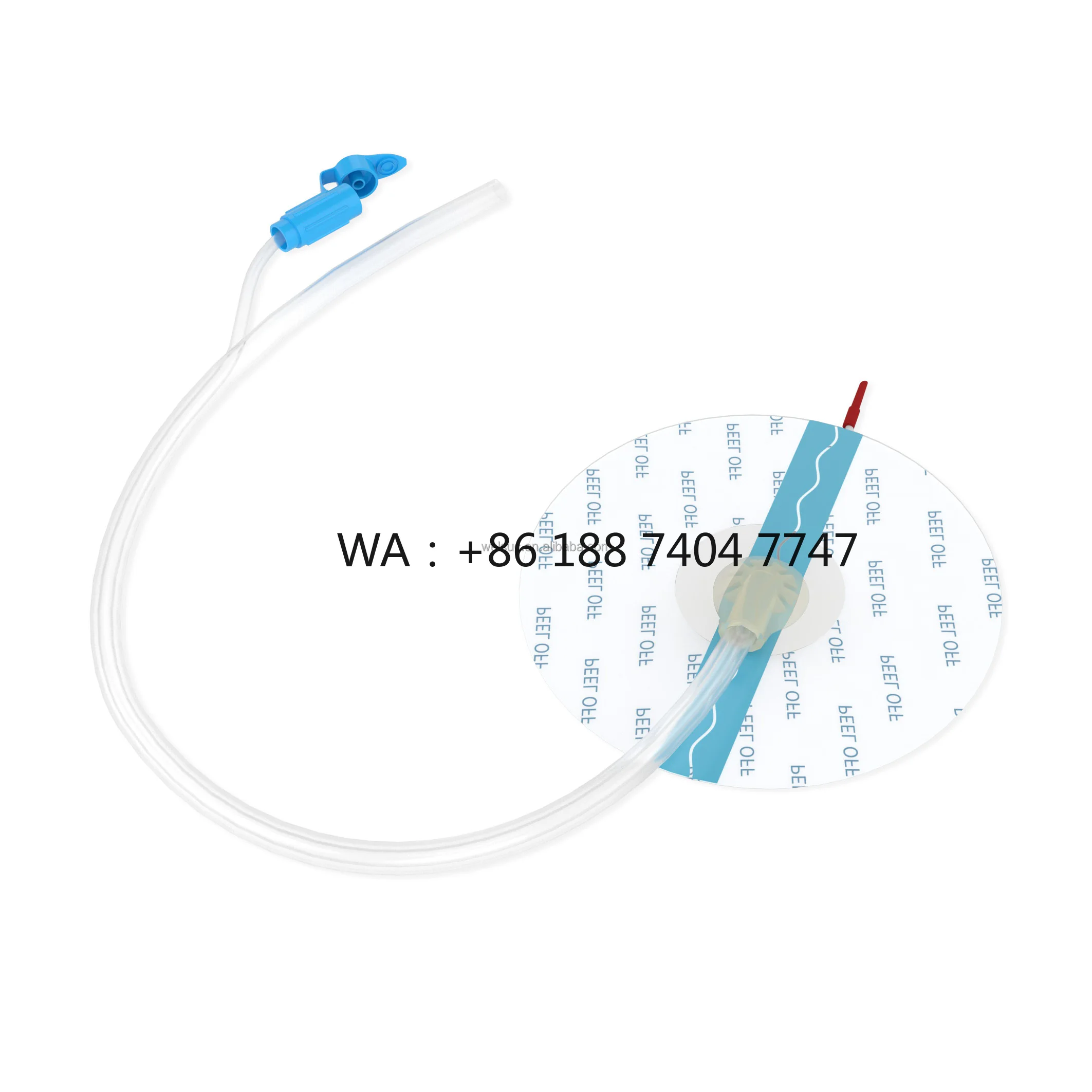 ventouse-avec-tube-de-drainage-kits-de-tubes-d'aspiration-avec-pansement-eponge-pour-dispositif-a-usage-unique